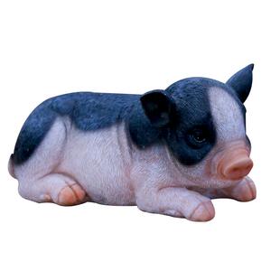 花园装饰仿真动物可爱小猪户外树脂摆件庭院阳台生肖卡通雕塑模型