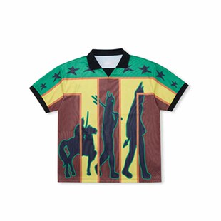 EK 春夏球衣撞色速干POLO短袖翻领T恤