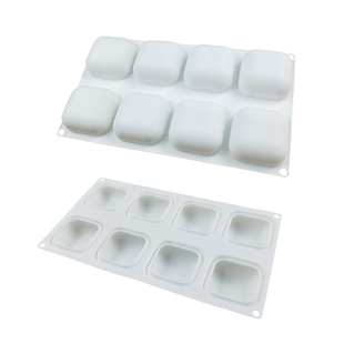 方形魔方硅胶慕斯蛋糕模具法式甜点立体西点巧克力烘焙装饰架子