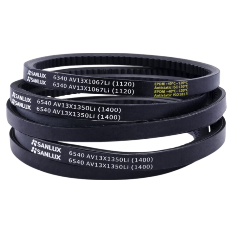 三力士齿形三角带AV13X550-2200Li汽车皮带工业农机耐高温传动带