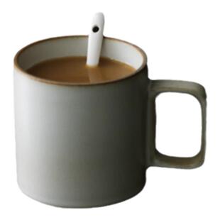 简陶日式复古粗陶咖啡杯家用手工陶瓷马克杯子办公室茶杯情侣对杯