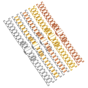 适配vivi薇薇安西太后系列钢带土星贝母小金表女士精钢手表带凹口