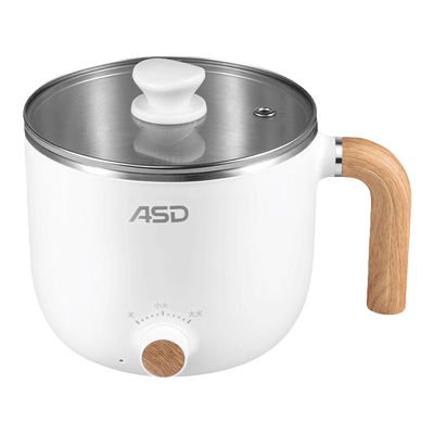 爱仕达1.2L多功能宿舍电煮锅防烫