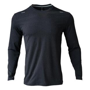 春夏季运动健身长袖T恤户外跑步速干衣高弹打底衫日常休闲男T