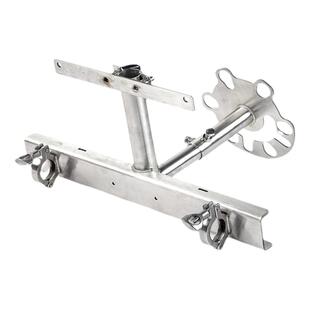 BJ40旗杆架专用于北京BJ40plus改装件备胎车牌架多功能工兵铲支架