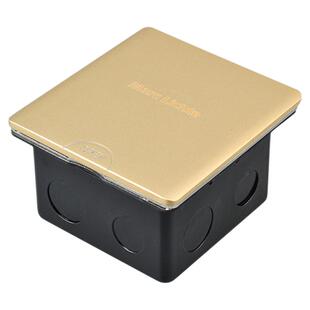 120型翻盖式通用嵌入86面板地板插座十孔多功能网络信息地面插座