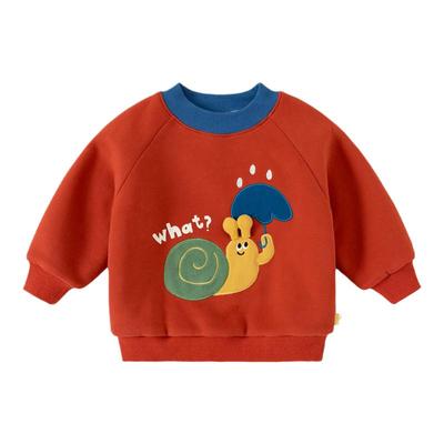 嘟嘟家宝宝卫衣男童秋冬儿童冬装女童上衣打底冬季加绒加厚保暖款