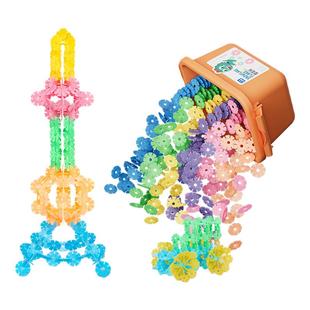 雪花片大号积木小学生益智玩具3到6岁拼装插片男孩幼儿园儿童礼物