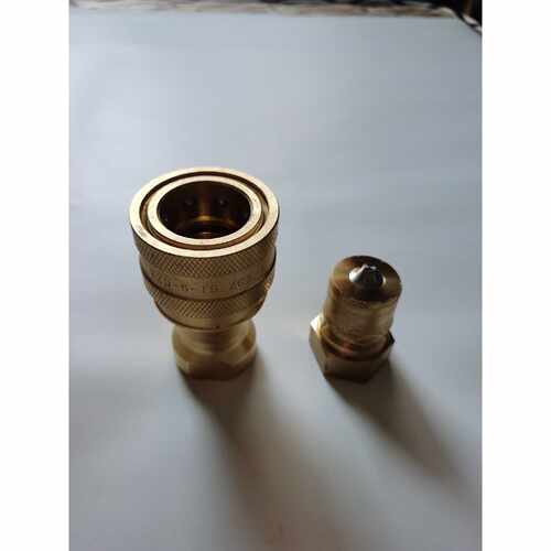 询价-KZD-6-15   ZG3/4黄铜液压水路管快速接头，