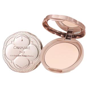 日本井田CANMAKE棉花糖粉饼定妆控油持久遮瑕四叶草限定干湿两用