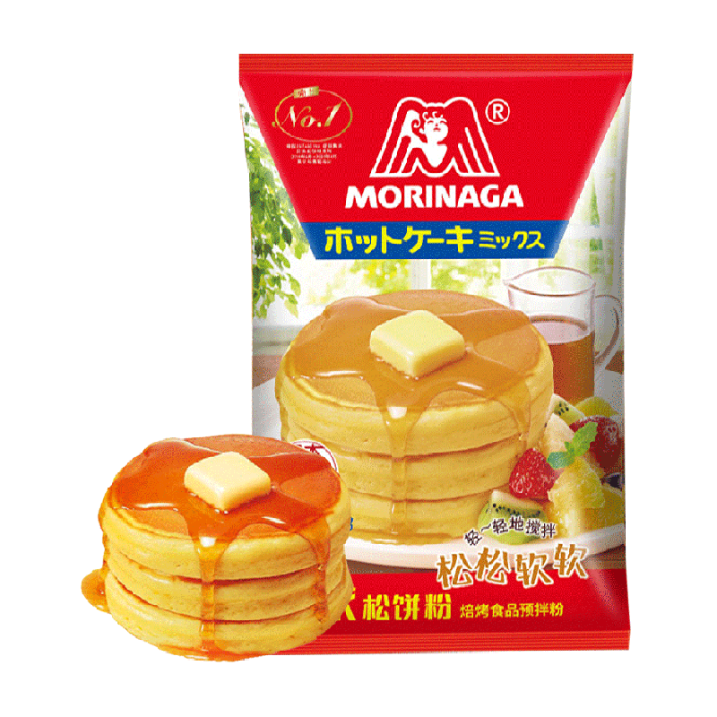【包邮】日本进口森永松饼粉600g华夫饼雪媚娘懒人预拌粉营养早餐