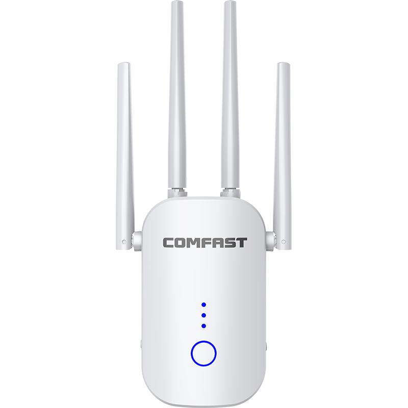 【顺丰包邮】COMFAST WiFi信号增强放大器手机电视电脑信号扩大器千兆5g家用路由扩展网络无线桥接中继器穿墙