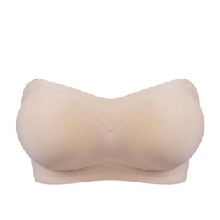 六只兔子无肩带内衣女小胸聚拢显大抹胸无痕外扩无钢圈抑菌文胸