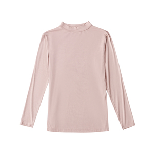 打底衫女秋冬新款莫代尔半高领内搭大码长袖t恤中领修身上衣秋衣