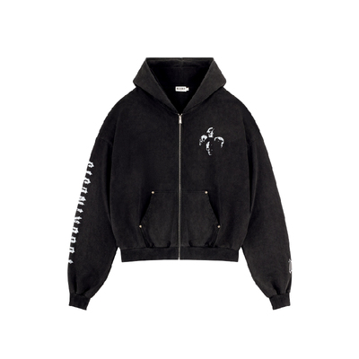 RESERFF宽松做旧套头卫衣