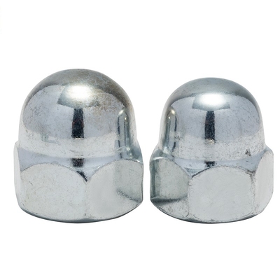 镀锌盖型螺母白螺母防尘螺帽