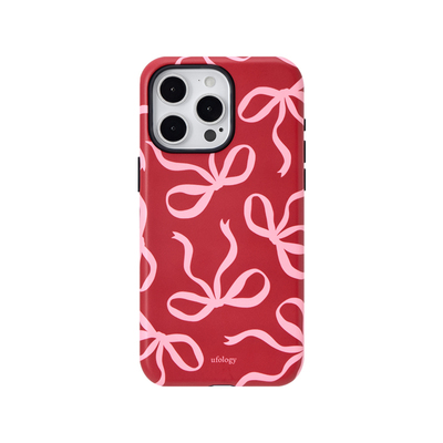 Ufology原创磁吸韩国进口适用iPhone16promax手机壳15pro苹果14蝴蝶结13全包12新款二合一菲林旋转支点支架