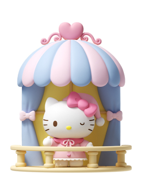 HelloKitty冰箱贴磁吸摆件三丽鸥联名盲盒周边声控小夜灯潮玩礼物