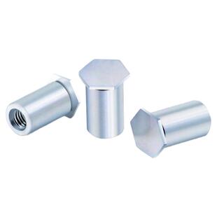 通孔压铆螺柱304不锈钢镀锌压铁板柱压铆螺母柱SOS-M2M3M4M5M6M8