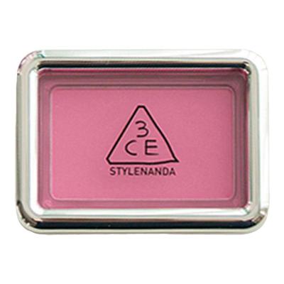 3ce单色腮红盘how dare血色玫瑰哑光收缩膨胀色豆沙粉晒红小方块