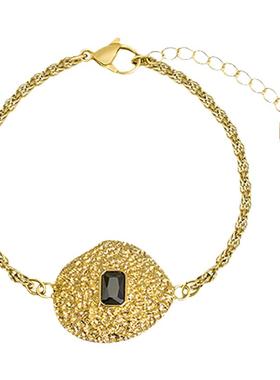 HEYUISLAND/黑鱼岛圆形黑钻手链