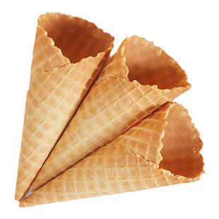 热奶宝蛋卷脆筒皮商用脆筒脆皮筒冰淇淋蛋筒中号商用甜筒脆皮摆摊