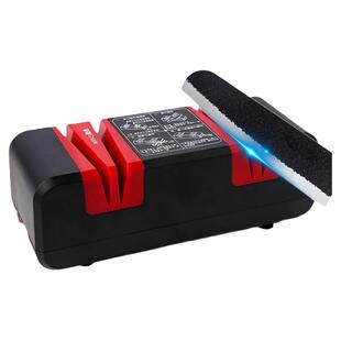 110V220V家用磨刀机器四槽多功能厨房菜刀快速磨刀器美欧规小家电