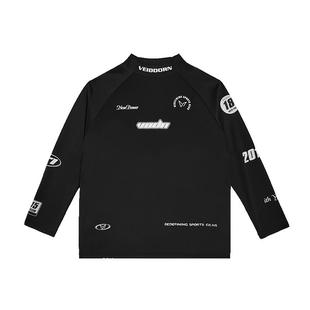 维动探寻半高领长袖专业运动T恤男秋季美式篮球训练透气跑步健身