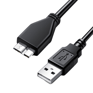 卡摄适用于移动硬盘数据线USB3.0传输线 三星M3 Portable500G 1TB 2TB sandisk闪迪 科硕 爱国者 忆捷 莱斯