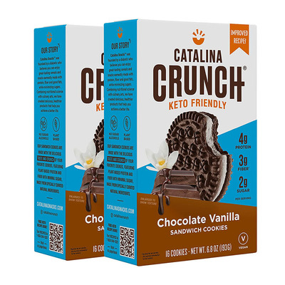 低碳无糖酥脆零食饼干catalina