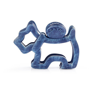 AGATHA/瑷嘉莎丹宁牛仔系列发夹小狗抓夹鲨鱼夹法式新年礼物