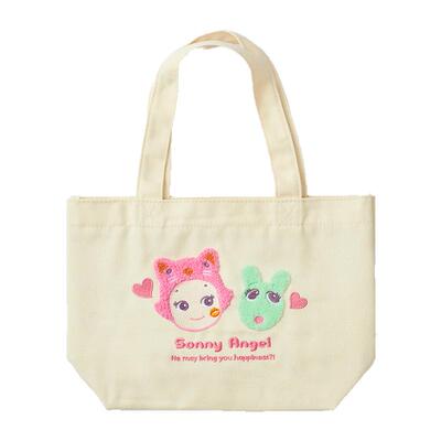 Sonny Angel亲亲系列简约休闲百搭帆布包环保袋男女通用手提袋