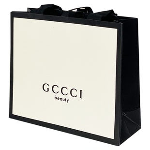 带LOGO古奇香水礼盒口红手提纸袋衣服香水盒古琦鞋包包装盒子袋子