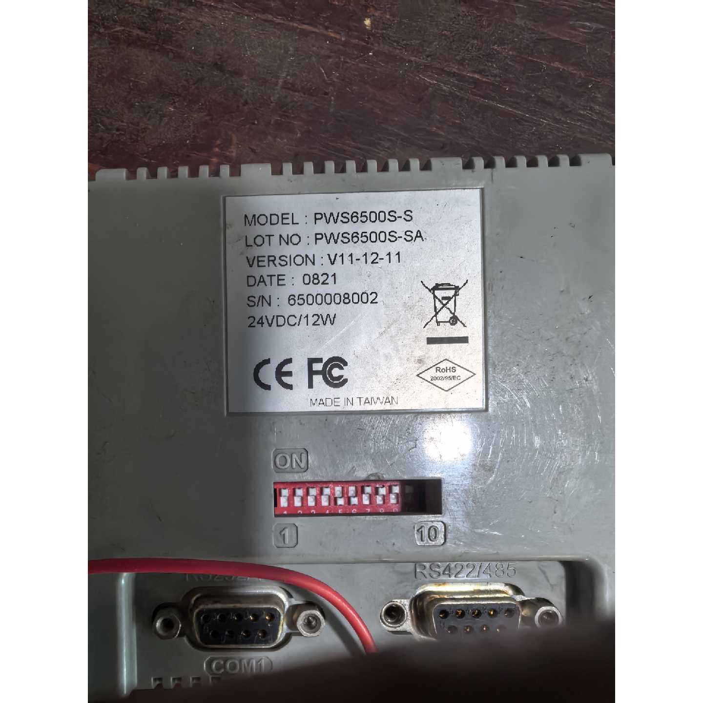 议价海泰克触摸屏,PWS6500S-S,二手拆机,实物拍摄,成色
