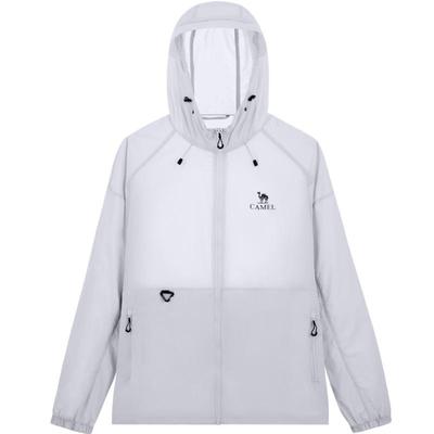 骆驼男装中性款梭织标准长防晒衣