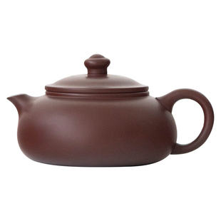 原矿紫泥寒江壶茶壶精工壶宜兴紫砂大红袍高端茶具纯手工泡茶壶