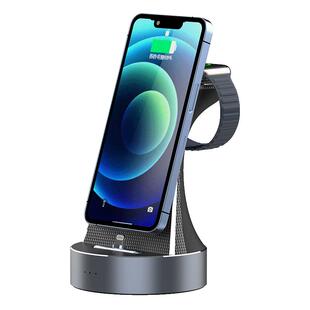 GDGO【MFi双认证】二合一充电器立式数据充电线L口快充iwatch手表无线充适用苹果iphone14/13手机AppleWatch