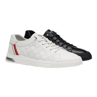 康龙男鞋2025春季板鞋质感真皮一脚蹬套脚休闲鞋门店发货