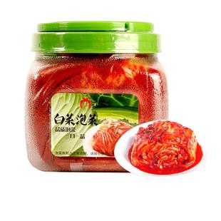 三口一品辣白菜韩国泡菜韩式小葱延边小萝卜袋装罐酸辣甜商用朝鲜