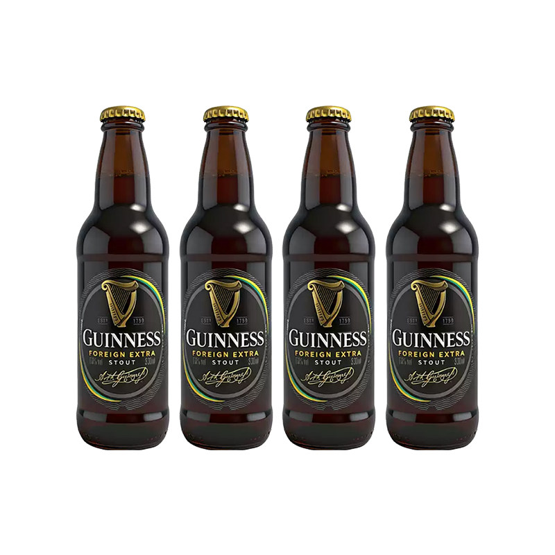 英国原装进口健力士世涛黑啤酒波特精酿330ml*24瓶瓶装进口啤酒