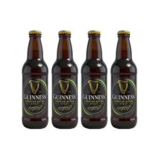 英国原装进口健力士世涛黑啤酒波特精酿330ml*24瓶瓶装进口啤酒