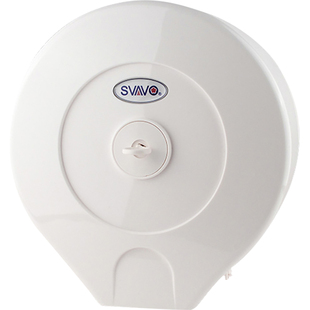 瑞沃大卷纸巾盒壁挂式免打孔商用大盘卷纸筒厕所塑料防水卷纸巾架