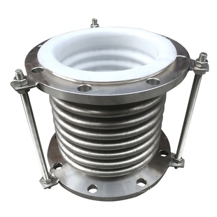 不锈钢304 316L内衬四氟补偿器铁氟龙波纹膨胀节新能源化工波纹管