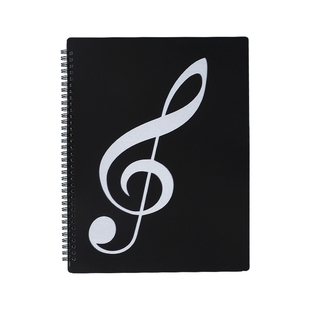 谱夹乐谱夹册钢琴可改谱曲谱夹子琴谱歌谱A4文件夹多层插页吉他架子鼓活页不反光收纳册音乐专用展开式资料册