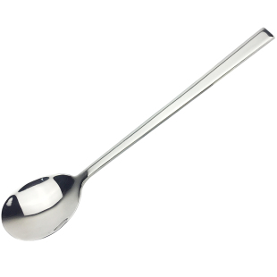 韩式加厚304不锈钢勺子长柄餐勺 创意大调羹汤匙饭勺成人勺白钢勺