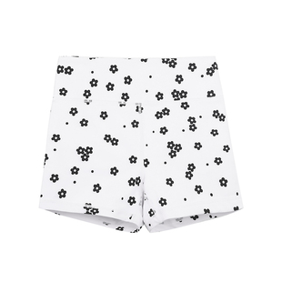 HARDSHIP｜小黑花  Crossfit运动女短裤 黑色小花撸铁高腰三分裤
