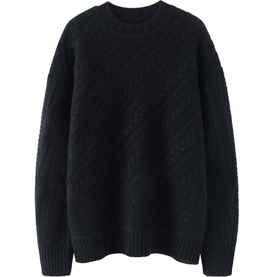 启超高端100%纯山羊绒衫