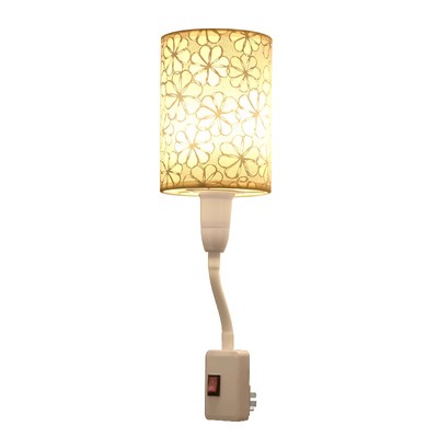 LED插电床头灯家用卧室柔光壁灯