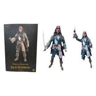 加勒比海盗 JACK 杰克船长 12寸可动人偶模型手办 盒装