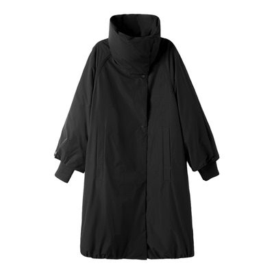 立领中长款羽绒服90白鹅绒大衣